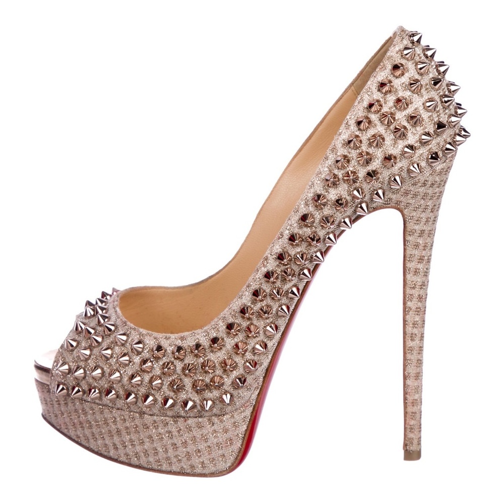 CHRISTIAN LOUBOUTIN - Lady Peep Spikes